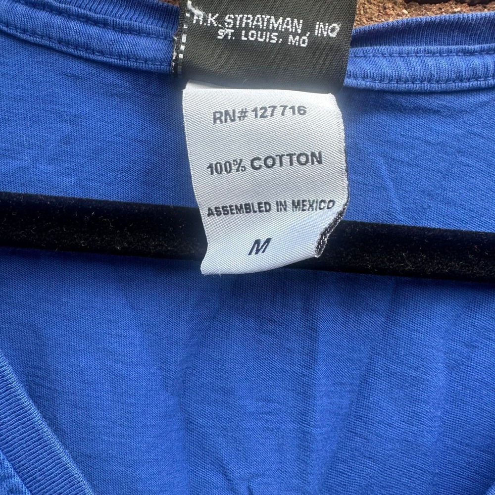Harley-Davidson Women's Medium Blue V-Neck T-Shirt Barb's Philadelphia PA - Picture 7 of 7